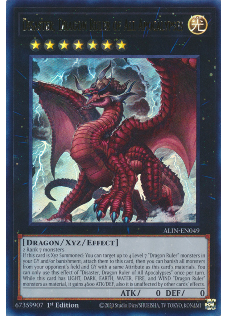 Disaster, Dragon Ruler of All Apocalypses