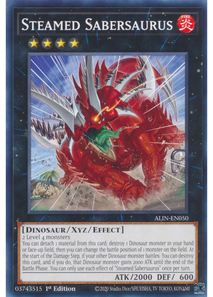 Steamed Sabersaurus
