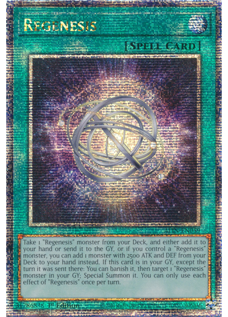 Regenesis (Quarter Century Secret Rare 1st Edition)
