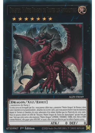 Disaster, Maître Dragon de Toutes les Apocalypses