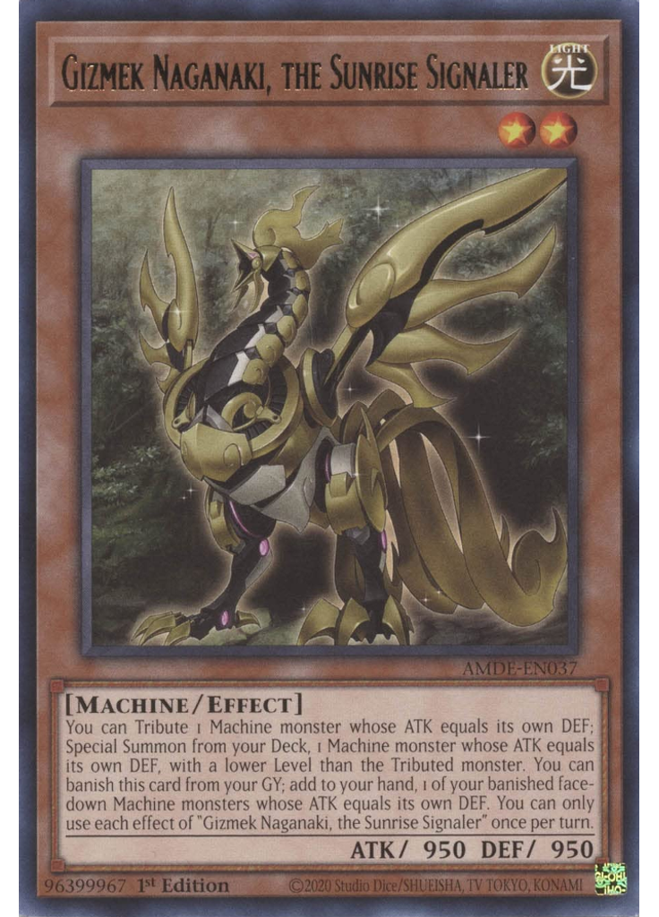 Gizmek Naganaki, the Sunrise Signaler