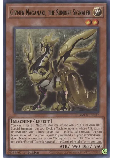 Gizmek Naganaki, the Sunrise Signaler