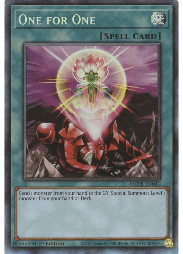 One for One (Collectors Rare 1st Edition)