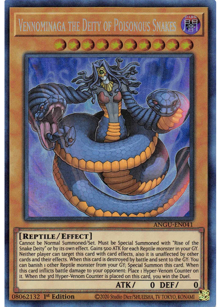 Vennominaga the Deity of Poisonous Snakes (Collectors Rare 1st Edition)