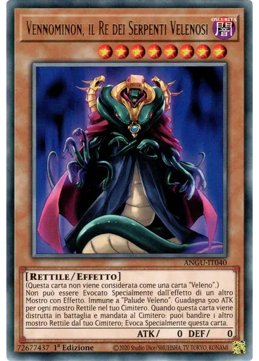 Vennominon, il Re dei Serpenti Velenosi