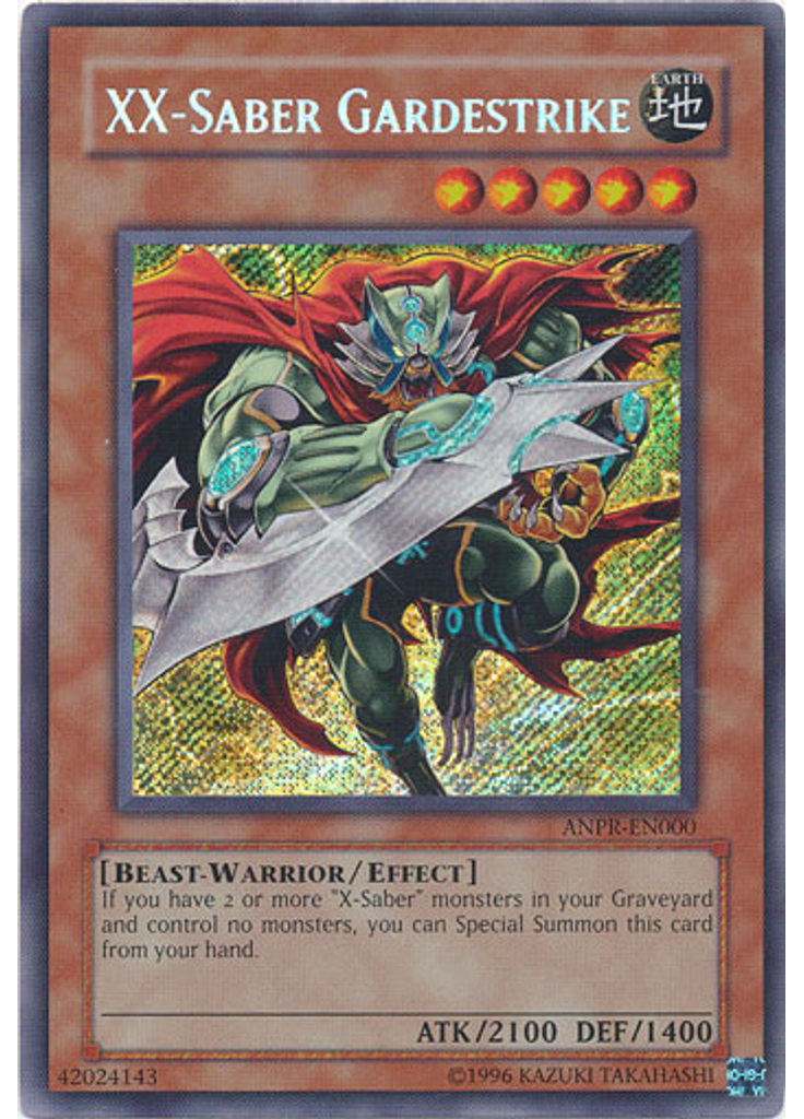 XX-Saber Gardestrike (Secret Rare Unlimited)