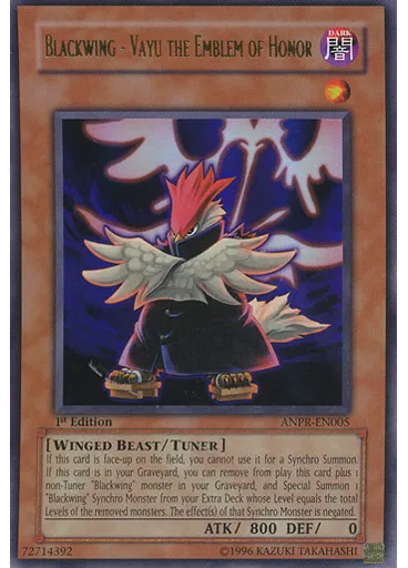 Blackwing - Vayu the Emblem of Honor