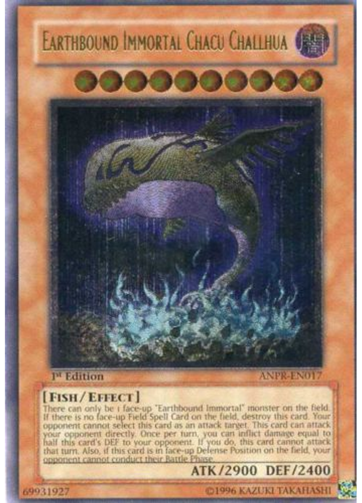 Earthbound Immortal Chacu Challhua (Ultimate Rare 1st Edition)