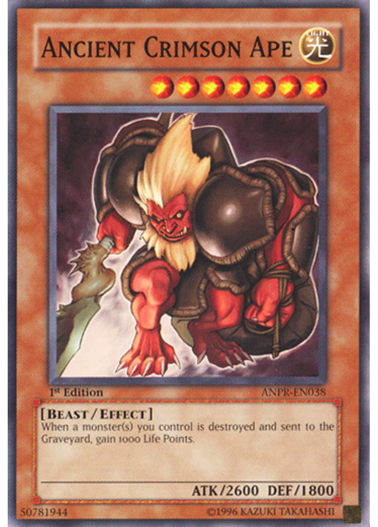 Ancient Crimson Ape