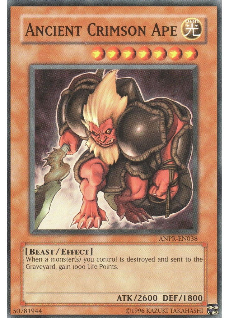 Ancient Crimson Ape (Common Unlimited)