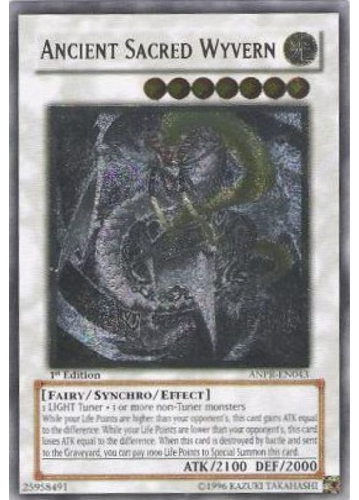 Ancient Sacred Wyvern (Ultimate Rare 1st Edition)