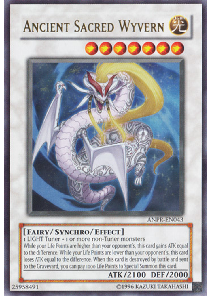 Ancient Sacred Wyvern (Ultra Rare Unlimited)