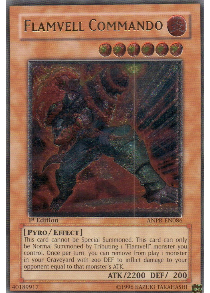 Flamvell Commando (Ultimate Rare 1st Edition)