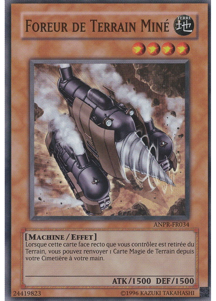Foreur de Terrain Miné (Super Rare Unlimited)