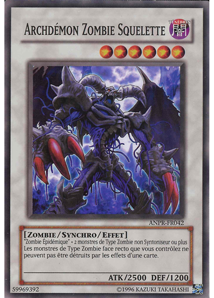 Archdémon Zombie Squelette (Super Rare Unlimited)