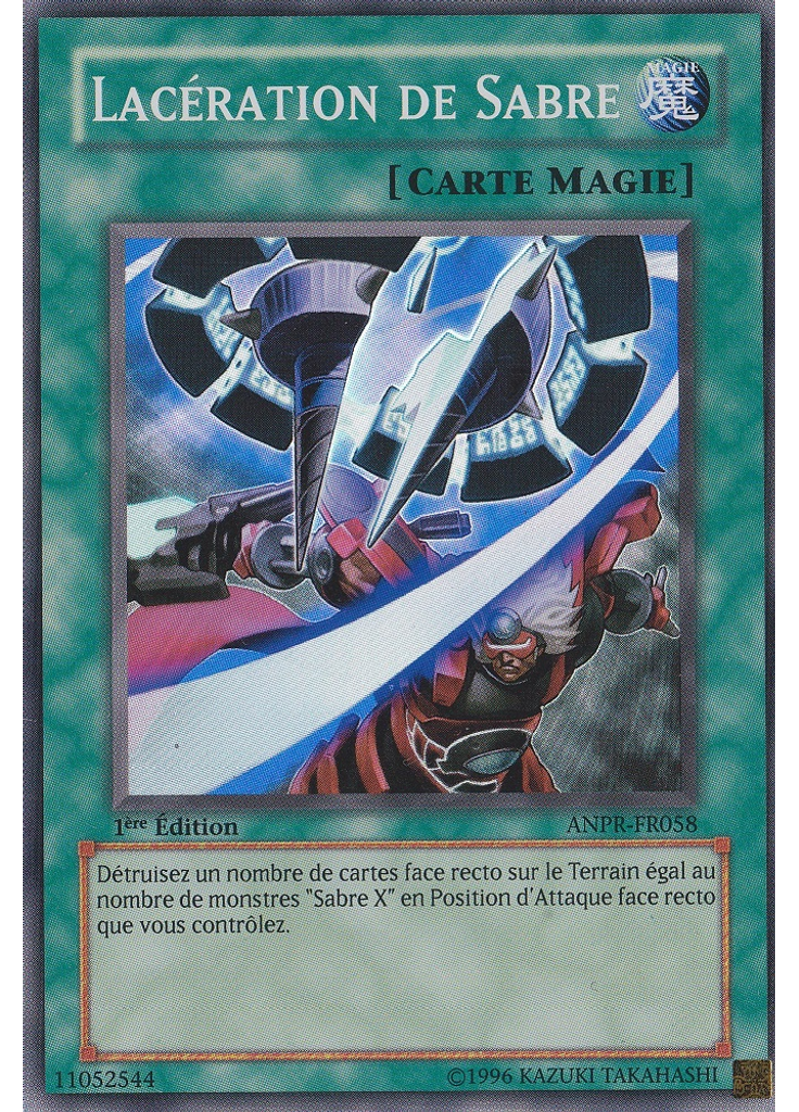 Lacération de Sabre