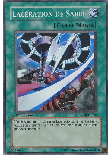 Lacération de Sabre