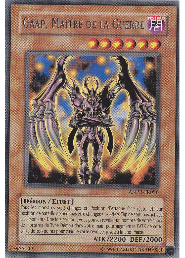 Gaap, Maître de la Guerre (Rare Unlimited)