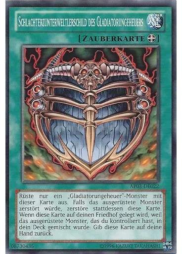 Schlachterzunterweltlerschild des Gladiatorungeheuers