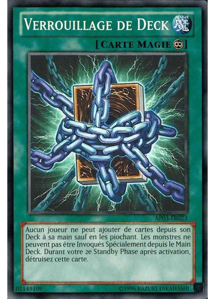 Verrouillage de Deck