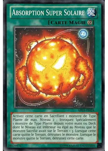 Absorption Super Solaire