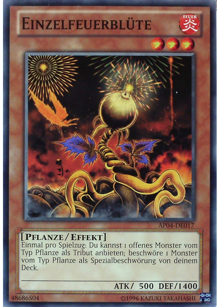 Einzelfeuerblüte