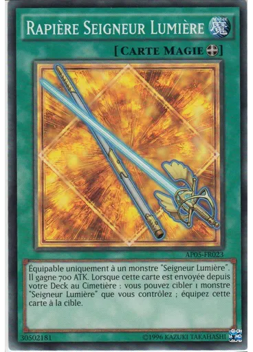 Rapière Seigneur Lumière