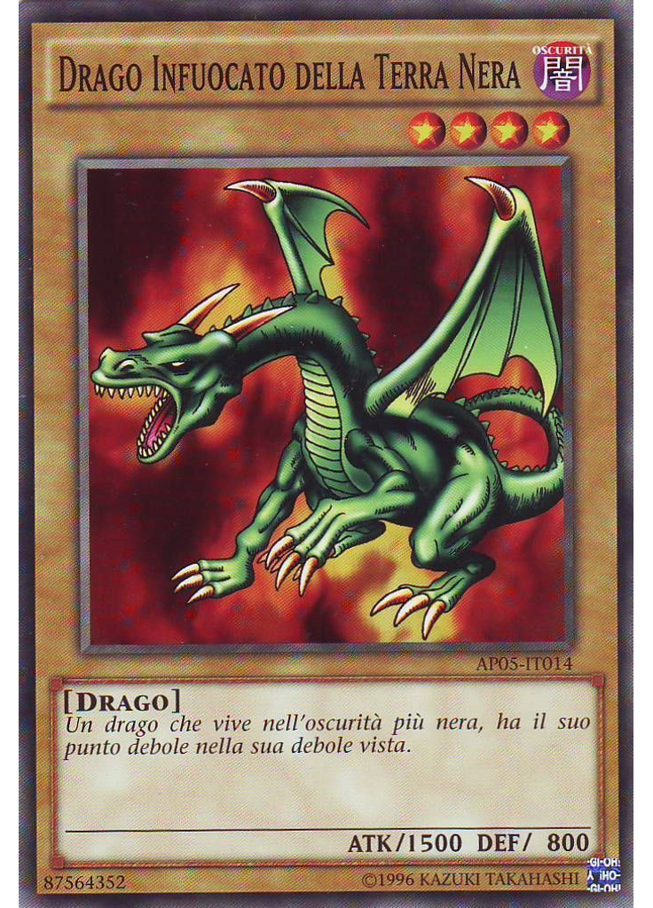 Drago Infuocato della Terra Nera