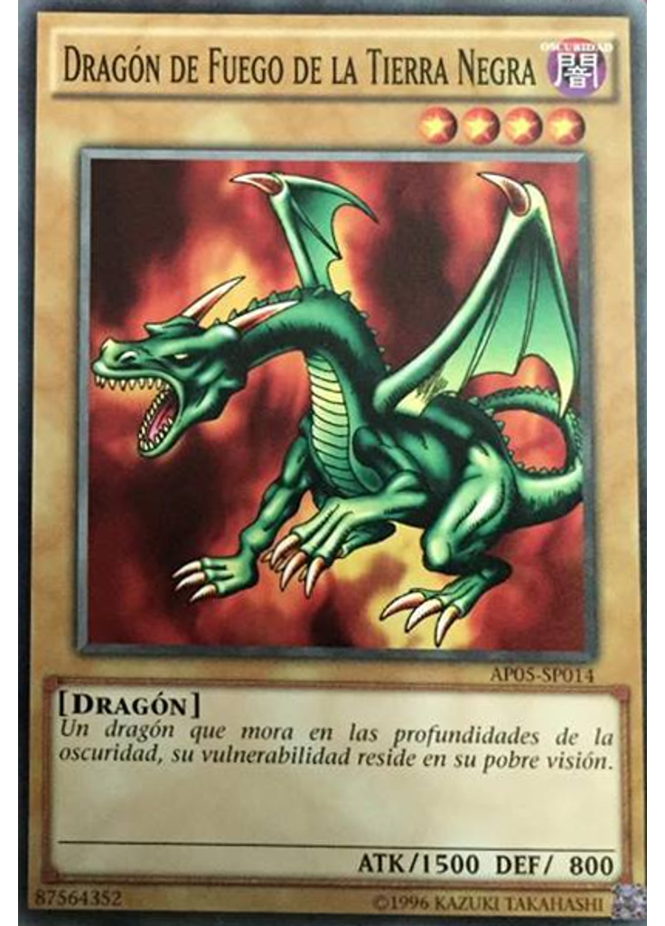 Dragón de Fuego de la Tierra Negra
