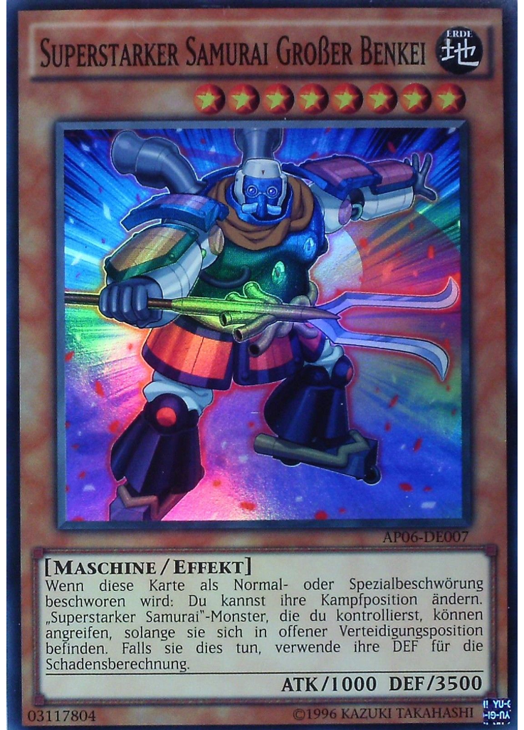 Superstarker Samurai Großer Benkei