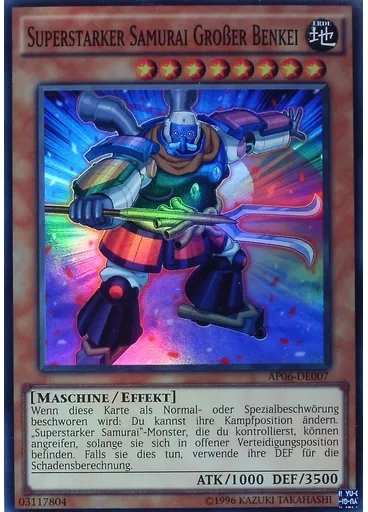 Superstarker Samurai Großer Benkei