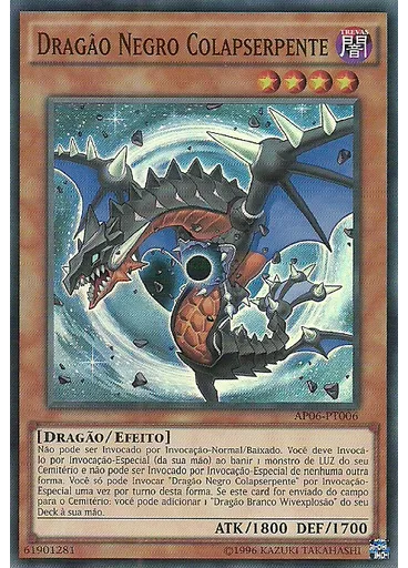Dragão Negro Colapserpente — Pacote Astral Seis