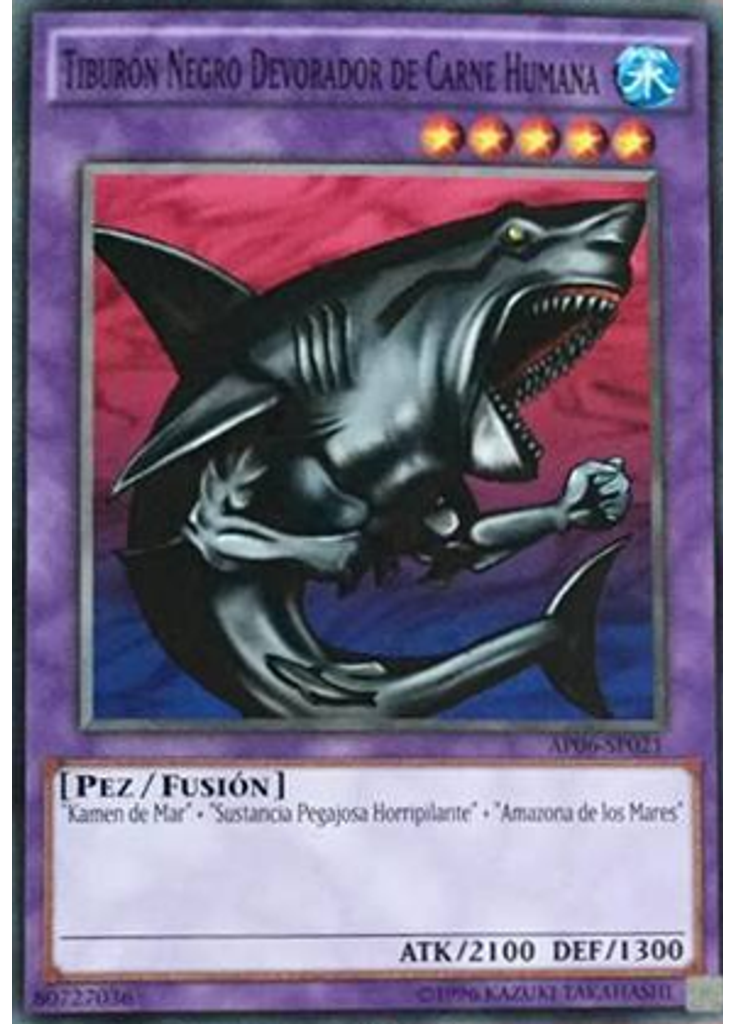 Tiburón Negro Devorador de Carne Humana