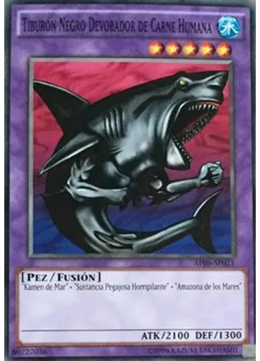 Tiburón Negro Devorador de Carne Humana