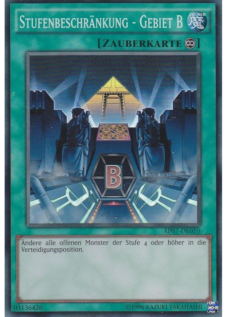 Stufenbeschränkung - Gebiet B