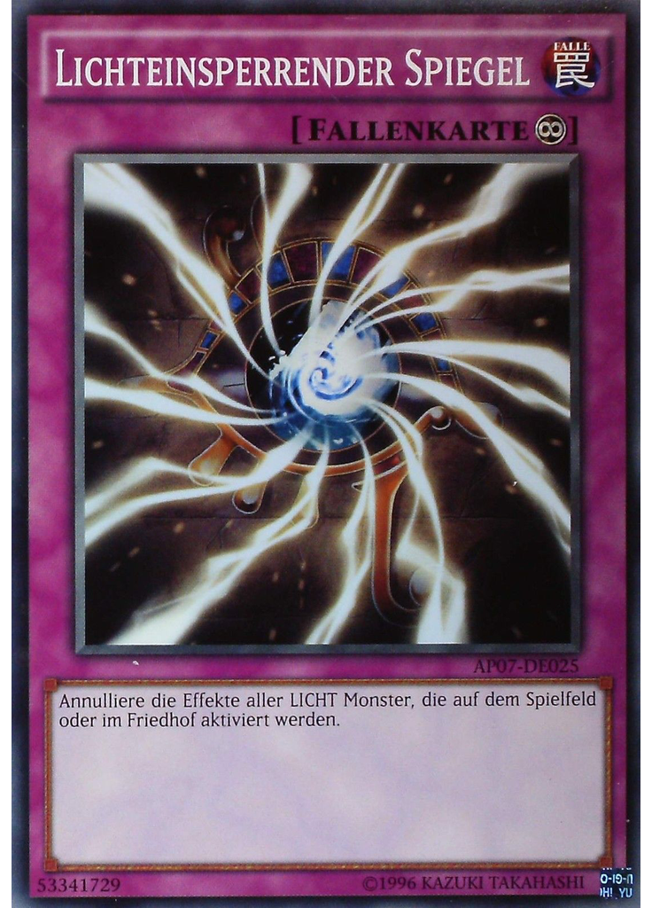 Lichteinsperrender Spiegel