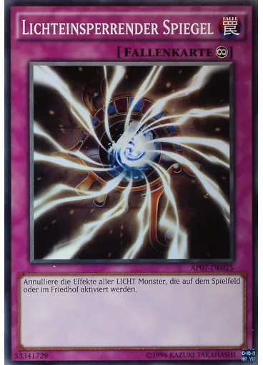 Lichteinsperrender Spiegel