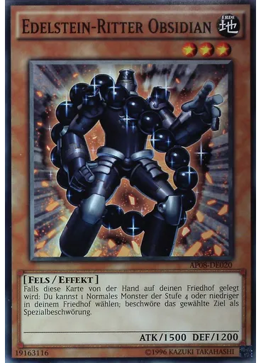 Edelstein-Ritter Obsidian