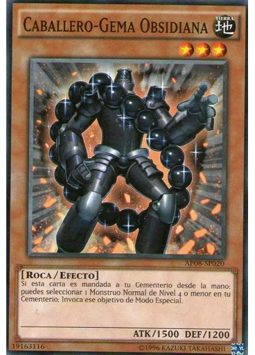 Caballero-Gema Obsidiana