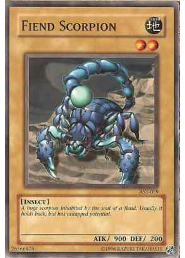 Fiend Scorpion (Common Unlimited)