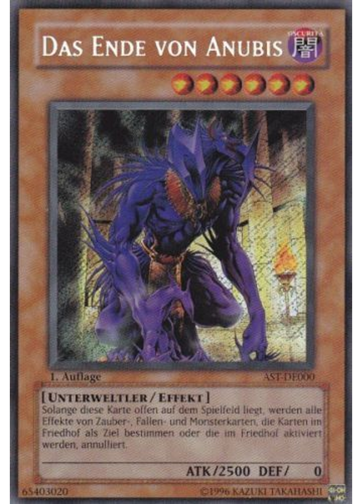 Das Ende von Anubis