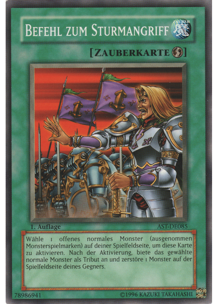 Befehl zum Sturmangriff