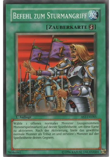 Befehl zum Sturmangriff