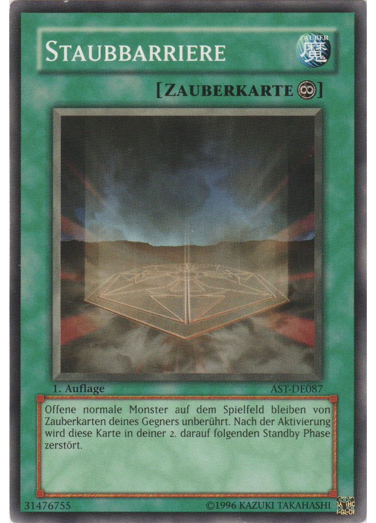 Staubbarriere
