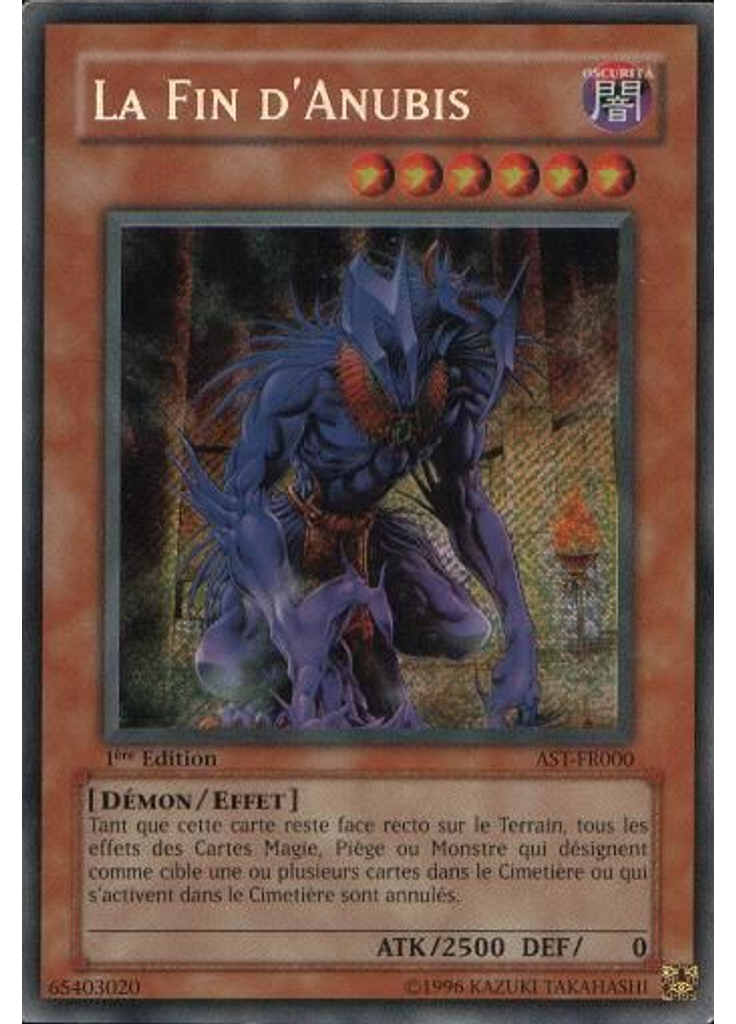 La Fin d'Anubis