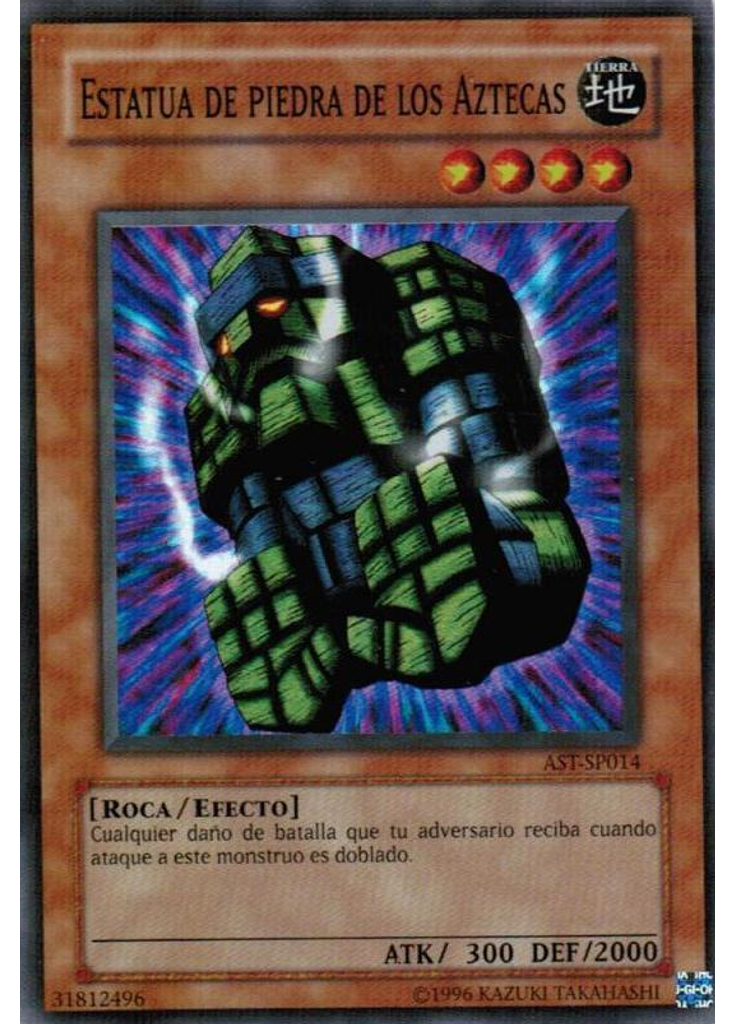 Estatua de piedra de los Aztecas (Super Rare Unlimited)