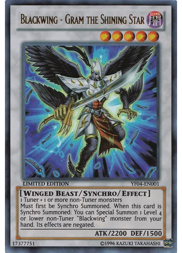 Blackwing - Gram the Shining Star — Promotional Cards 2012