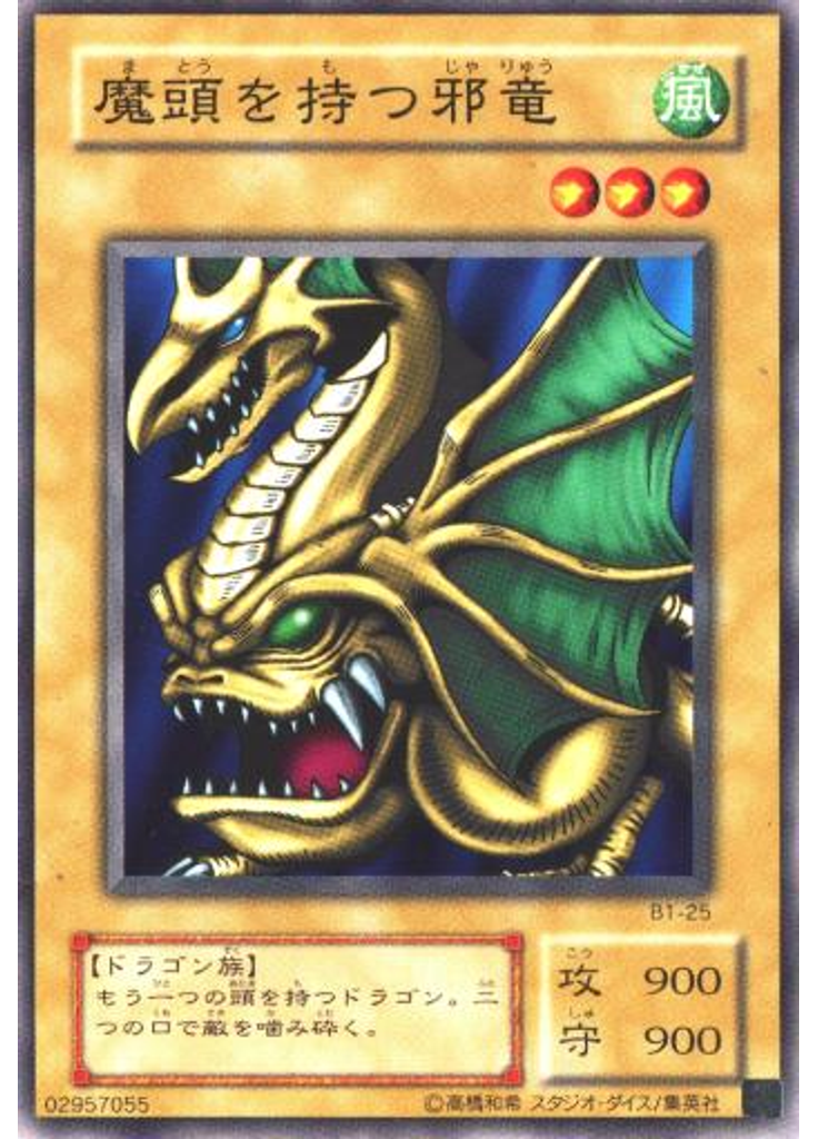 魔頭を持つ邪竜