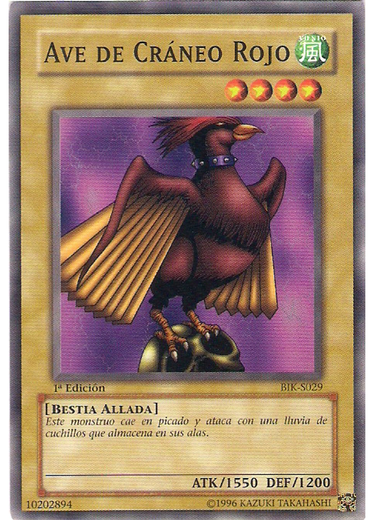 Ave de Cráneo Rojo