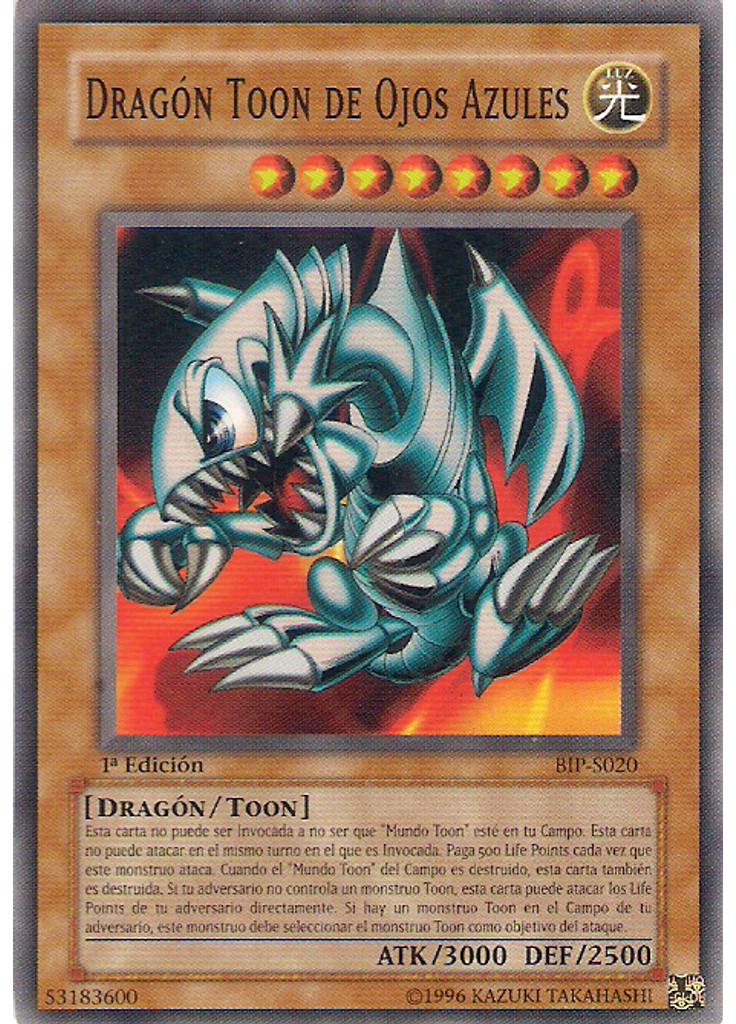 Dragón Toon de Ojos Azules